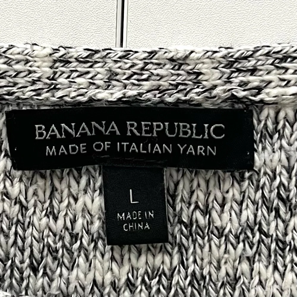 Banana Republic Black And White Sweater Size Large - Picture 7 of 9